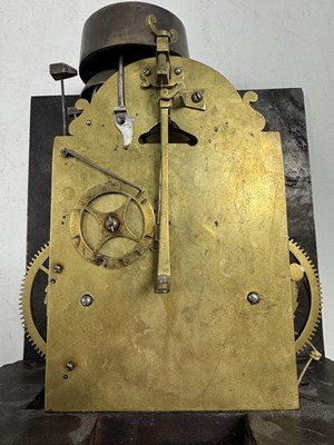 Lot 1395 - JOSEPH KNIBB, LONDINI FECIT. A VERY RARE THREE MONTH DURATION WALNUT MARQUETRY LONGCASE CLOCK
