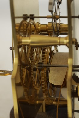 Lot 1409 - PARKINSON & FRODSHAM, LONDON. A REGENCY FIGURED MAHOGANY REGULATOR LONGCASE CLOCK