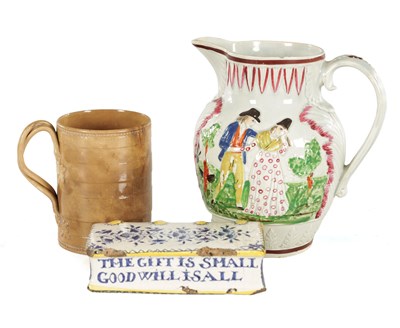 Lot 15a - A COLLECTION OF EARLY ENGLISH POTTERY