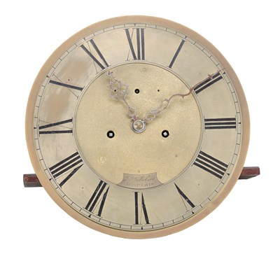 Lot 1221 - NICHOLSON, WHITEHAVEN. AN 18TH CENTURY 12-INCH ROUND EIGHT-DAY LONGCASE CLOCK MOVEMENT