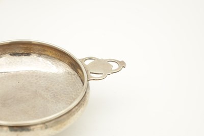 Lot 87 - AN ARTS AND CRAFTS SILVER TWO-HANDLED BOWL