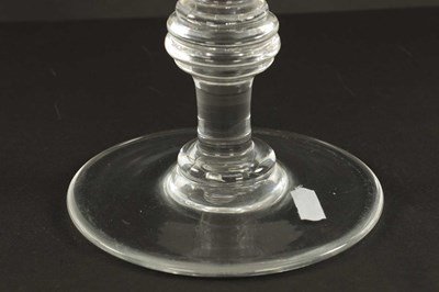 Lot 537 - AN OVERSIZED 19TH CENTURY GLASS ENGRAVED GOBLET