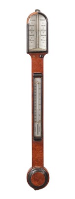Lot 1760 - A 19TH CENTURY STICK BAROMOMETER BY R. & J. BECK, PHILADELPHIA & LONDON