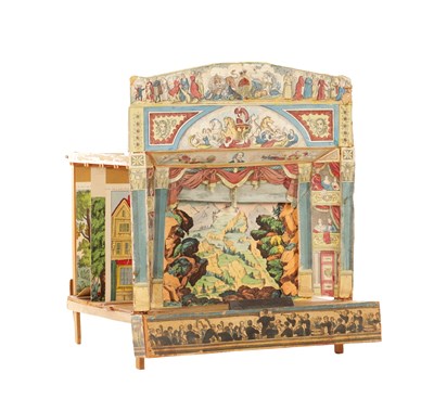 Lot 923 - A 19TH-CENTURY VICTORIAN TOY THEATRE BY H.G. CLARKE & CO LONDON