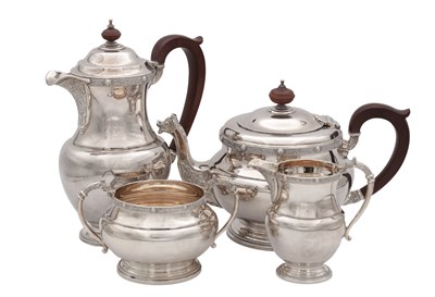 Lot 90 - A MID 20TH CENTURY SILVER TEA SERVICE