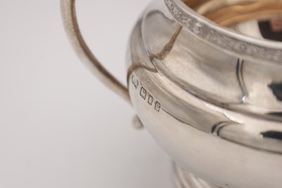 Lot 90 - A MID 20TH CENTURY SILVER TEA SERVICE