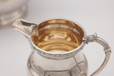 Lot 90 - A MID 20TH CENTURY SILVER TEA SERVICE