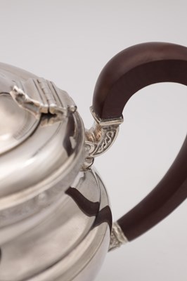 Lot 90 - A MID 20TH CENTURY SILVER TEA SERVICE