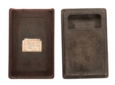 Lot 434 - A CHINESE INK STONE