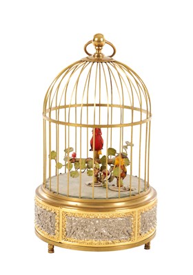 Lot 981 - A 20TH CENTURY SINGING BIRD AUTOMATION