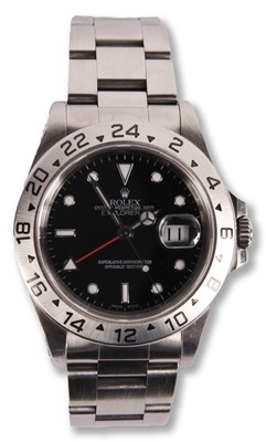 Lot 166 - A Swiss stainless steel...