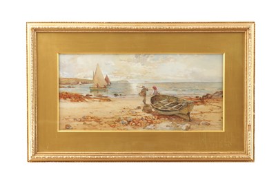 Lot 717 - JOSEPH HUGHES CLAYTON (BRITISH act.1891-1929) AN EARLY 20TH CENTURY SEASCAPE WATERCOLOUR
