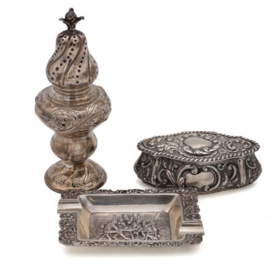 Lot 174 - A COLLECTION OF 20TH CENTURY SILVER ITEMS