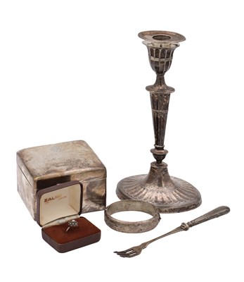 Lot 209 - A COLLECTION OF 20TH CENTURY SILVER ITEMS