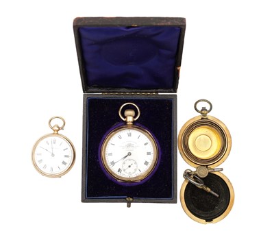 Lot 1135 - THREE 20TH CENTURY POCKET WATCHES