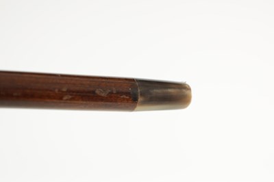 Lot 1450 - A 19TH CENTURY CARVED IVORY MAN HEAD WALKING CANE