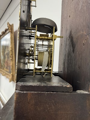 Lot 1320 - HINDLEY (HENRY) YORK A GEORGE II CUBAN MAHOGANY 8-DAY LONGCASE CLOCK
