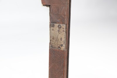Lot 1207 - JAMES MITCHELL, LONDON. A GEORGE III FIGURED MAHOGANY VERGE BRACKET CLOCK