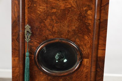 Lot 1337 - WILLIAM TIPLING IN LEEDS. A LATE 17TH CENTURY BURR WALNUT LONGCASE CLOCK