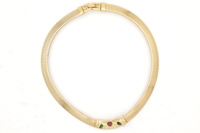 Lot 234 - A 1980S GIVENCHY GOLD PLATED COLLAR NECKLACE
