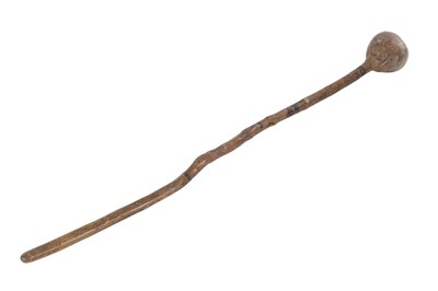 Lot 628 - A 20TH CENTURY AFRICAN HARDWOOD KNOBKERRIE