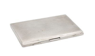 Lot 62 - A MID 20TH CENTURY SILVER CIGARETTE CASE