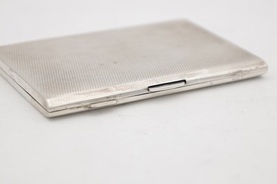 Lot 62 - A MID 20TH CENTURY SILVER CIGARETTE CASE