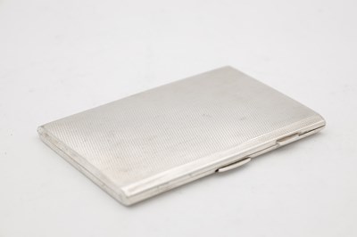 Lot 62 - A MID 20TH CENTURY SILVER CIGARETTE CASE
