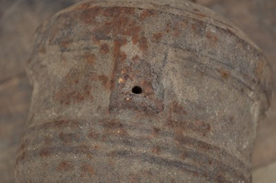 Lot 643 - A PAIR OF 18TH CENTURY CAST IRON CANNON BARRELS
