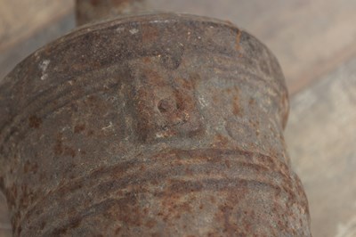 Lot 643 - A PAIR OF 18TH CENTURY CAST IRON CANNON BARRELS