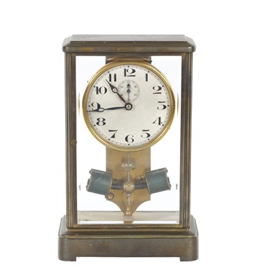 Lot 1230 - A FRENCH ATO ELECTRIC FOUR-GLASS MANTEL CLOCK