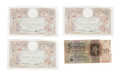 Lot 1027 - A COLLECTION OF EUROPEAN EARLY 20TH CENTURY BANK NOTES