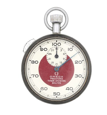 Lot 1132 - AN OMEGA PRESTONS TIMER DIVISION BOLTON STOP WATCH