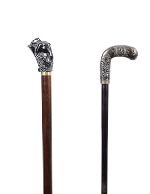 Lot 876 - TWO 19TH/20TH CENTURY WALKING CANES