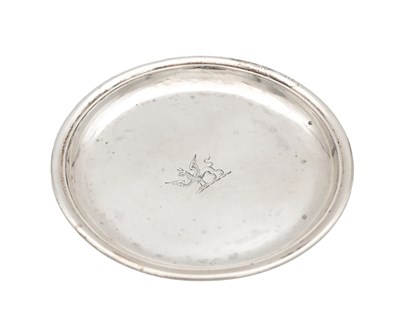 Lot 139 - A GEORGE III SILVER COASTER