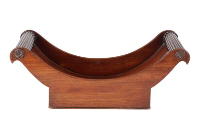 Lot 787 - A GEORGE III MAHOGANY CHEESE COASTER