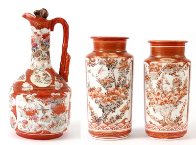 Lot 85 - A PAIR OF JAPANESE MEIJI PERIOD SATSUMA VASES...