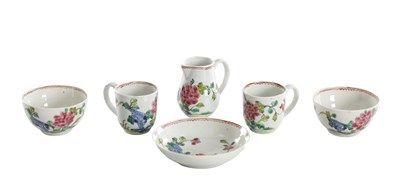 Lot 512 - A SET OF 19TH CENTURY MINIATURE CHINESE FAMILE ROSE TEA SET