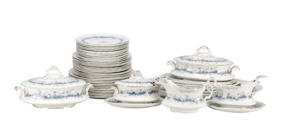 Lot 73 - A LATE 19TH CENTURY ROYAL STAFFORDSHIRE POTTERY DAISY DINNER SERVICE