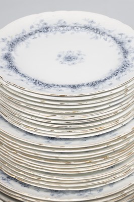 Lot 73 - A LATE 19TH CENTURY ROYAL STAFFORDSHIRE POTTERY DAISY DINNER SERVICE