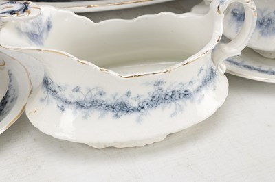 Lot 73 - A LATE 19TH CENTURY ROYAL STAFFORDSHIRE POTTERY DAISY DINNER SERVICE