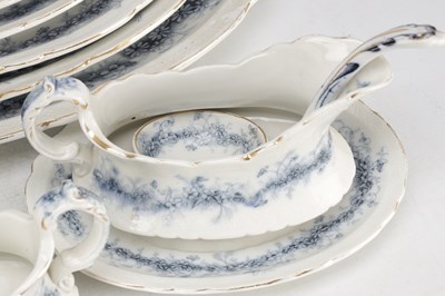 Lot 73 - A LATE 19TH CENTURY ROYAL STAFFORDSHIRE POTTERY DAISY DINNER SERVICE