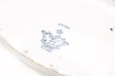 Lot 73 - A LATE 19TH CENTURY ROYAL STAFFORDSHIRE POTTERY DAISY DINNER SERVICE