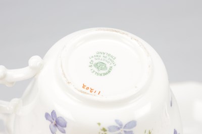 Lot 120 - AN EARLY 20TH CENTURY VIOLETS TEA SERVICE BY HAMMERSLEY & CO