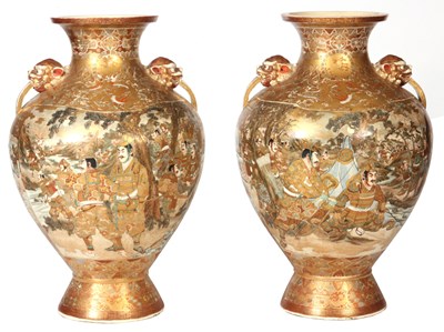 Lot 88 - A LARGE PAIR OF LATE 19th CENTURY SIGNED...