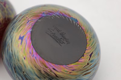 Lot 568 - A COLLECTION OF ROYAL BRIERLEY STUDIO IRIDESCENT GLASS