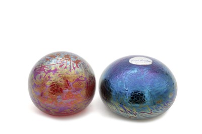 Lot 568 - A COLLECTION OF ROYAL BRIERLEY STUDIO IRIDESCENT GLASS