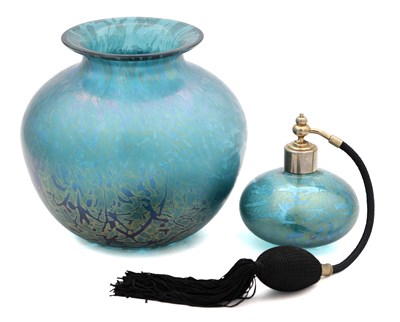 Lot 568 - A COLLECTION OF ROYAL BRIERLEY STUDIO IRIDESCENT GLASS