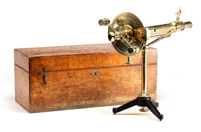 Lot 877 - A FRANZ SCHMIDT & HAENSCH, BERLIN BRASS POLARIMETER NO. 5102