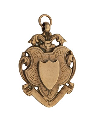 Lot 273 - A 14CT YELLOW GOLD FOB MEDAL